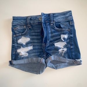 American Eagle Denim Shorts, Size 0
